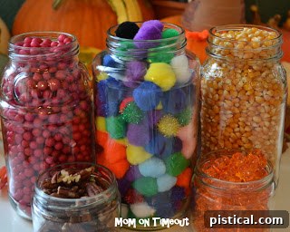 Collection of various glass jars for recycling and crafts