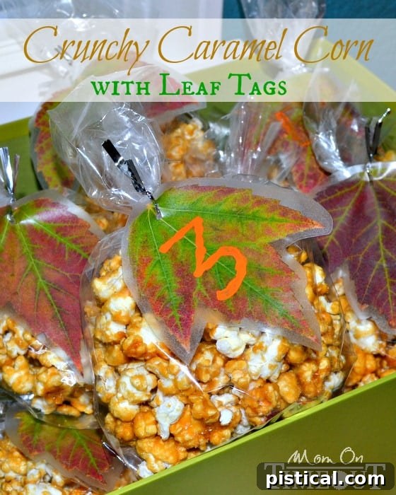 Delicious crunchy caramel popcorn in a festive bowl, perfect for parties and gatherings