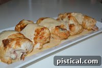 Our Heirloom Chicken Cordon Bleu 15 Sliced Chicken Cordon Bleu for presentation