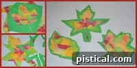 Individually cut stained glass leaf shapes ready for window or mobile display.