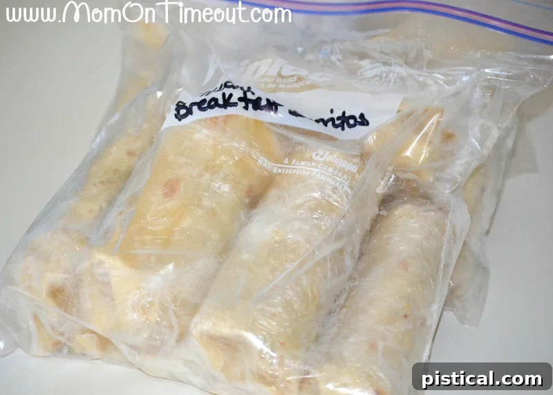 Ready When You Are Breakfast Burritos 11 Bag of Frozen Breakfast Burritos