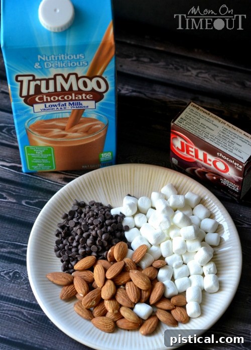 Rocky Road Pudding Pops - a delightful mix of chocolate, marshmallows, and nuts for summer | MomOnTimeout.com
