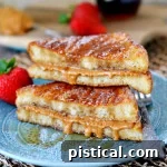 Peanut Butter Stuffed French Toast