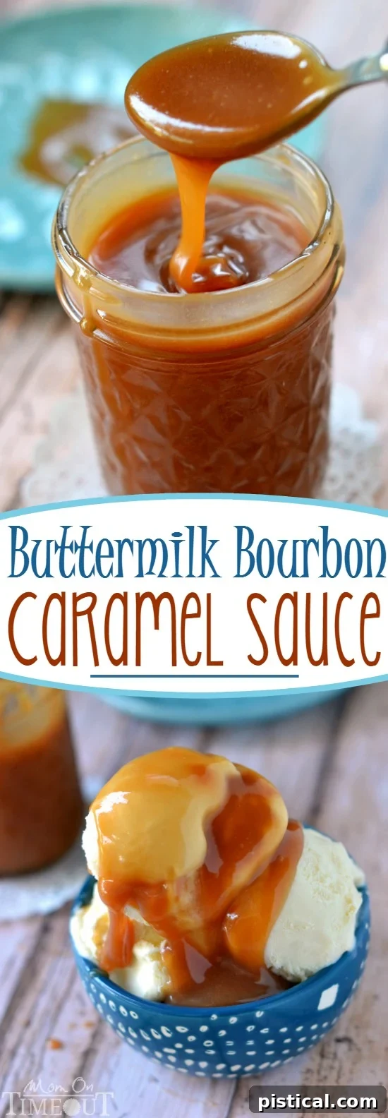 Velvet Bourbon Buttermilk Caramel 7 Buttermilk Bourbon Caramel Sauce, a delicious and easy topping for all things dessert!
