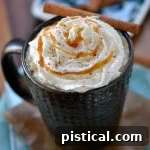 Homemade Caramel Vanilla Chai Tea Latte