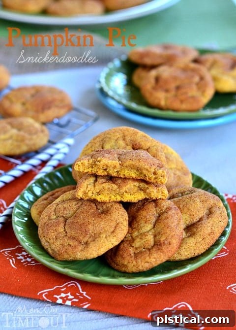 Chewy Pumpkin Pie Snickerdoodles cookies recipe