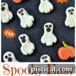 Spooky Easy Ghost Treats, a fun and delicious Halloween candy recipe.
