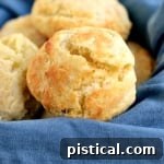 Small batch perfect biscuits on a plate