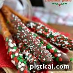 Chocolate Caramel Christmas Wands