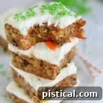 Carrot Cake Bars with Cream Cheese Frosting