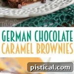 German Chocolate Caramel Brownies