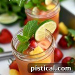 Pineapple Strawberry Mojito