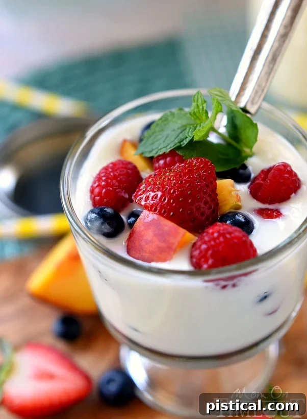 Family enjoying homemade slow cooker yogurt, a healthy and customizable breakfast or snack option.