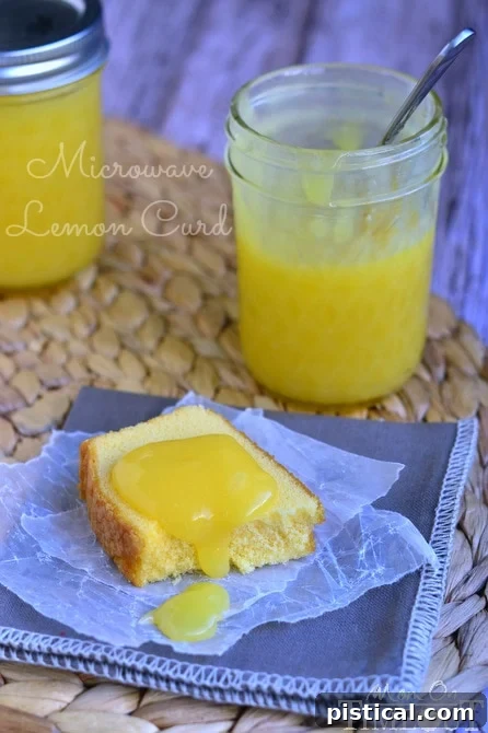 Homemade Microwave Lemon Curd recipe