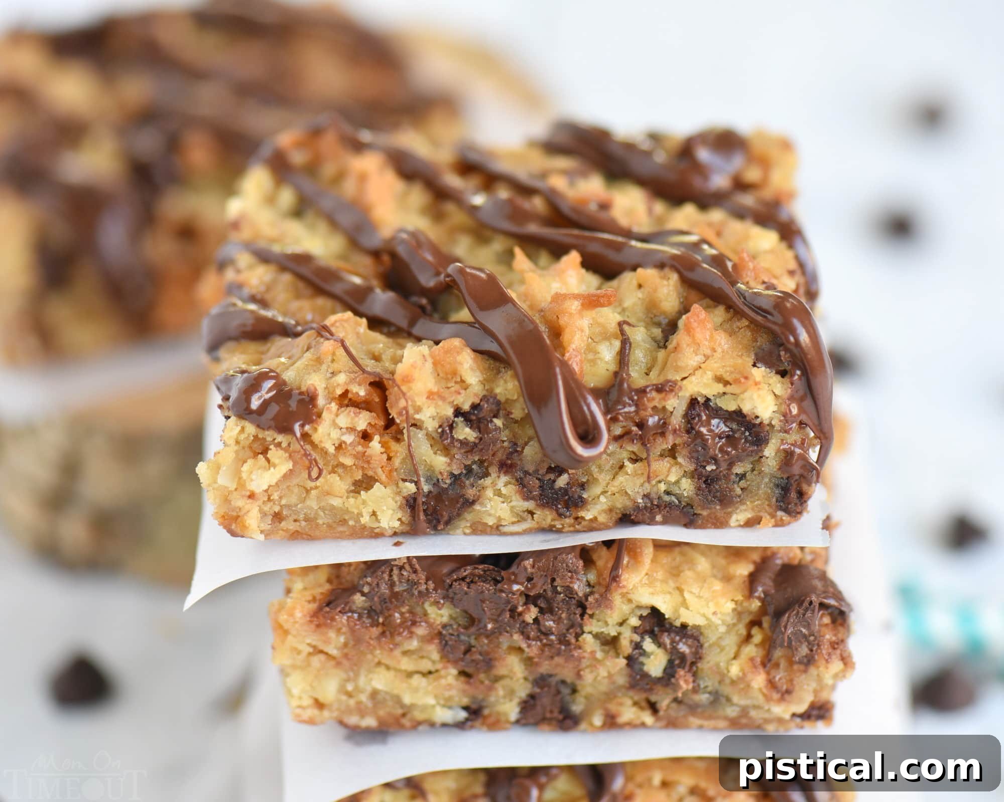 These Coconut Butterscotch Chocolate Chip Gooey Bars were a huge hit at Disneyland, perfect for on-the-go snacking! // Mom On Timeout