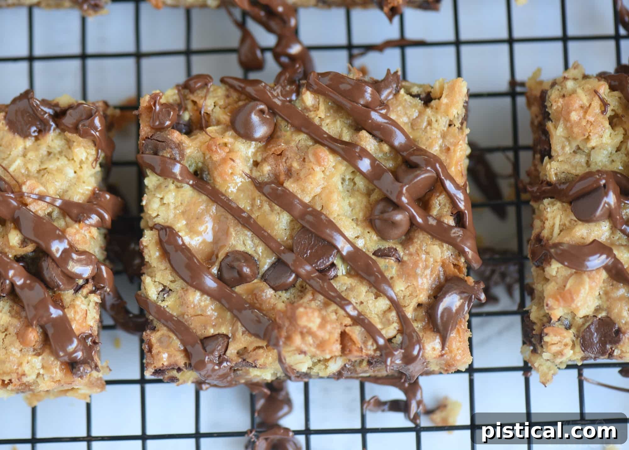 These Coconut Butterscotch Chocolate Chip Gooey Bars are ideal for sharing at potlucks, picnics, and during road trips! // Mom On Timeout