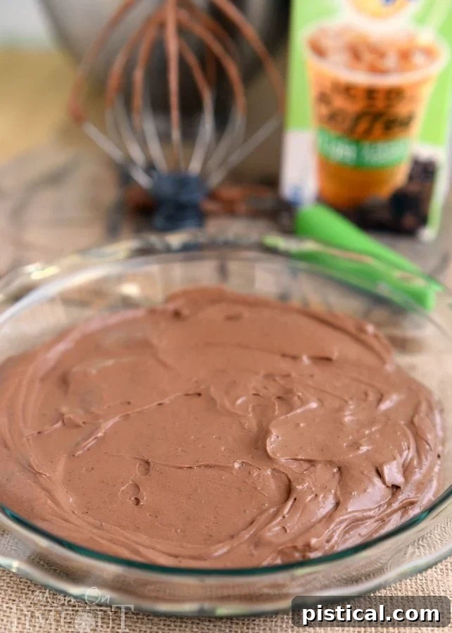 Ingredients for 5 Minute Mocha S'mores Dip: pudding mix, International Delight Iced Mocha, heavy cream