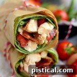 BLT Chicken Caesar Salad Wrap