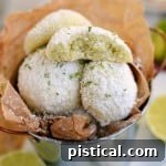 Key Lime Snowball Cookies