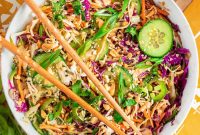 Thai Peanut Salad with Zesty Lime Dressing